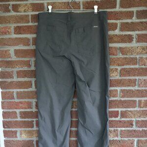 eddie bauer pants * gray * size 34x32 * fleece lined * warm / winter